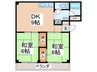 ベルウッド芳栄マンション 2DKの間取り