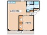 ベルウッド芳栄マンション 1LDKの間取り