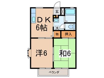 間取図 ハイツジンヤ