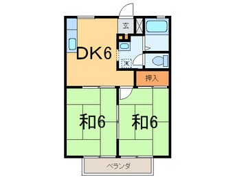 間取図 ハイツジンヤ