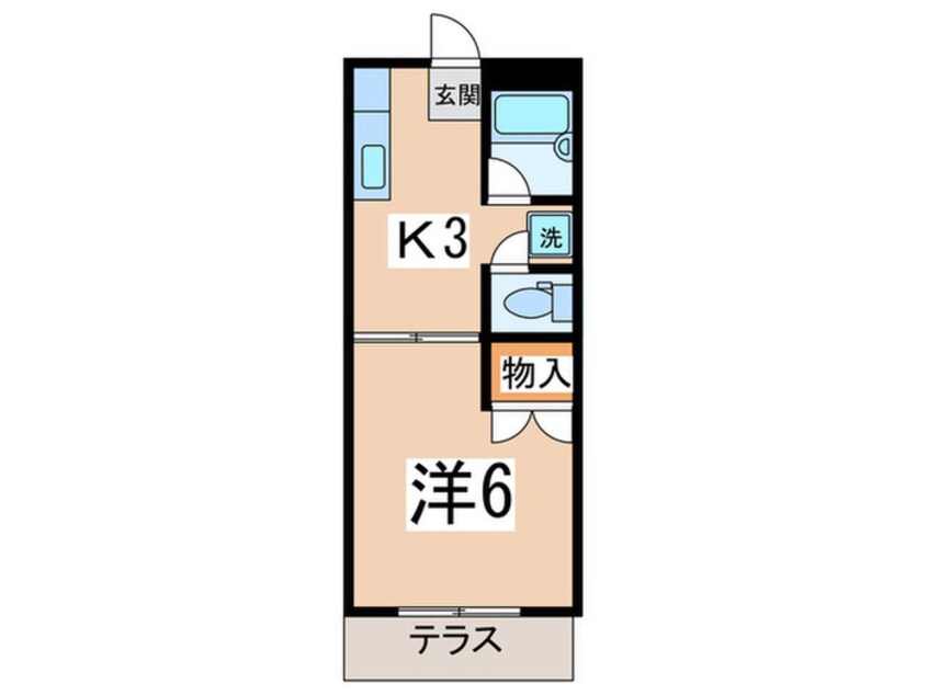 間取図 エルピーノ　Ｄ