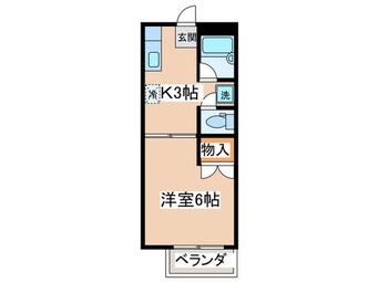 間取図 エルピーノ　Ｄ