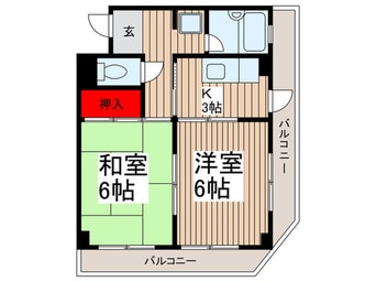 間取図 ハイツフラワーフィールド