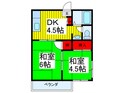 チェリ－ハイツの間取図