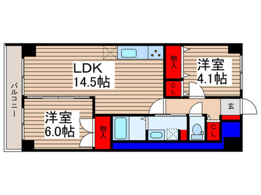 間取図 プレジデント１