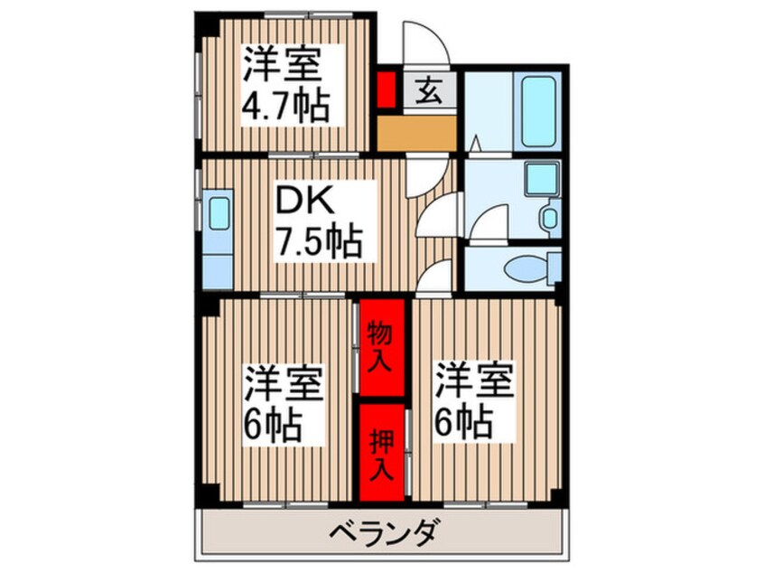 間取図 第７池田マンション