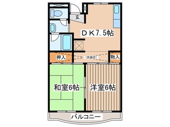 間取図 メゾンドピアⅡ