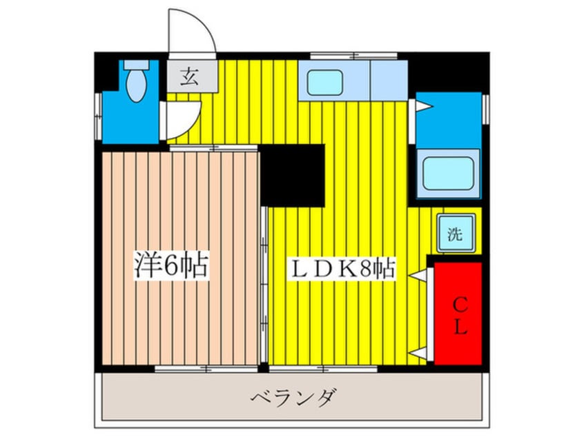 間取図 メゾン神谷