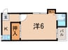コ－ポ晴貞 1Kの間取り