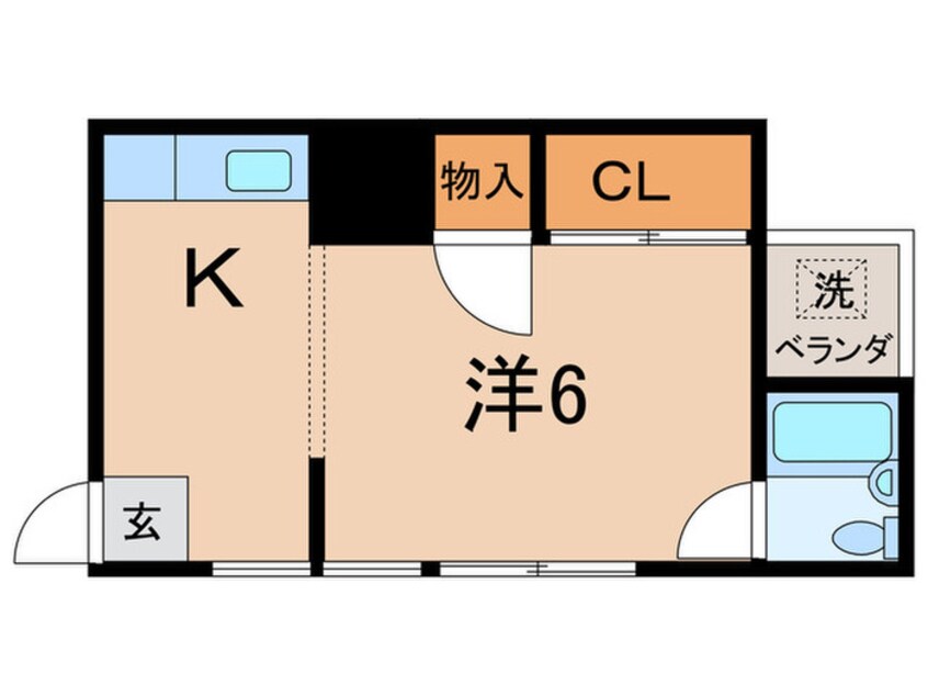 間取図 コ－ポ晴貞