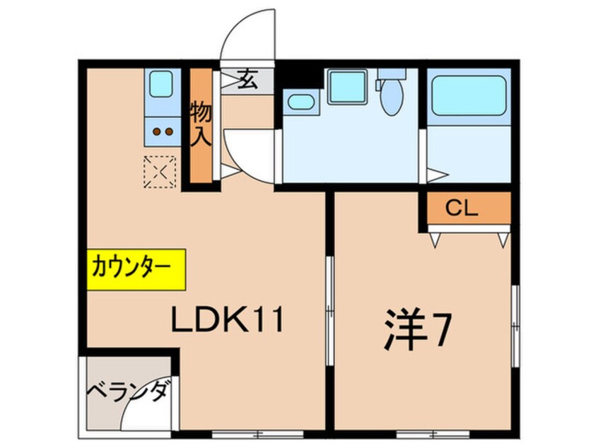 間取図 K-suite Toritsudaigaku