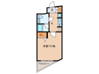 間取図 La Douceur赤塚