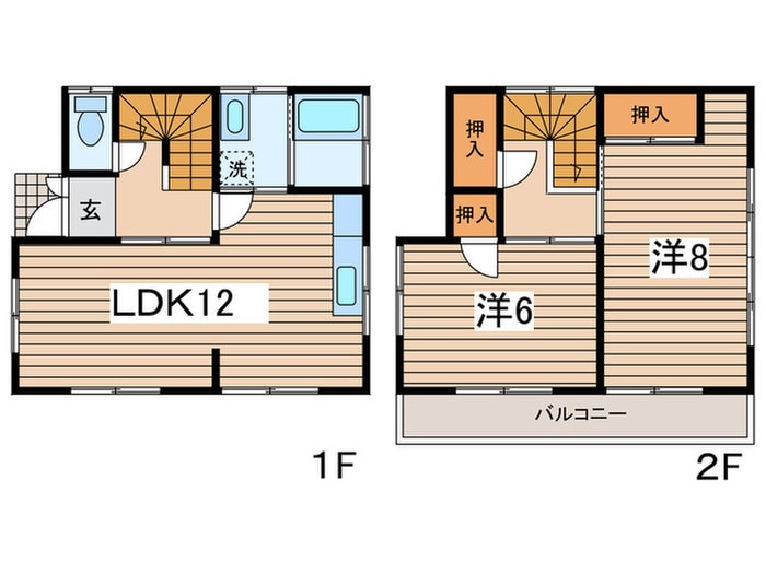 間取り図 藤棚町貸家