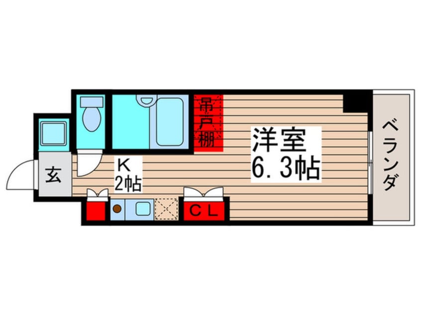 間取図 カスタリア西船橋