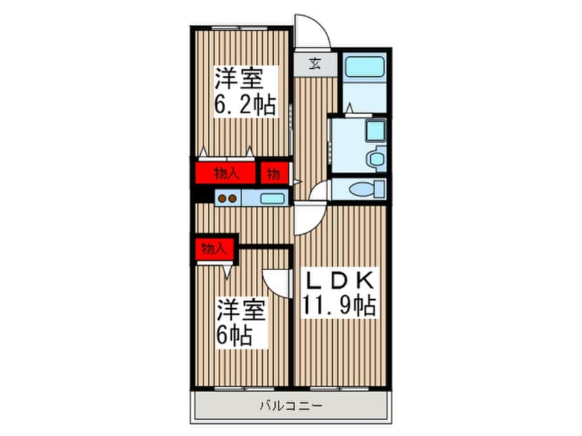 間取図 プランド－ル