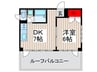 ウェルフェアーＭ 1DKの間取り