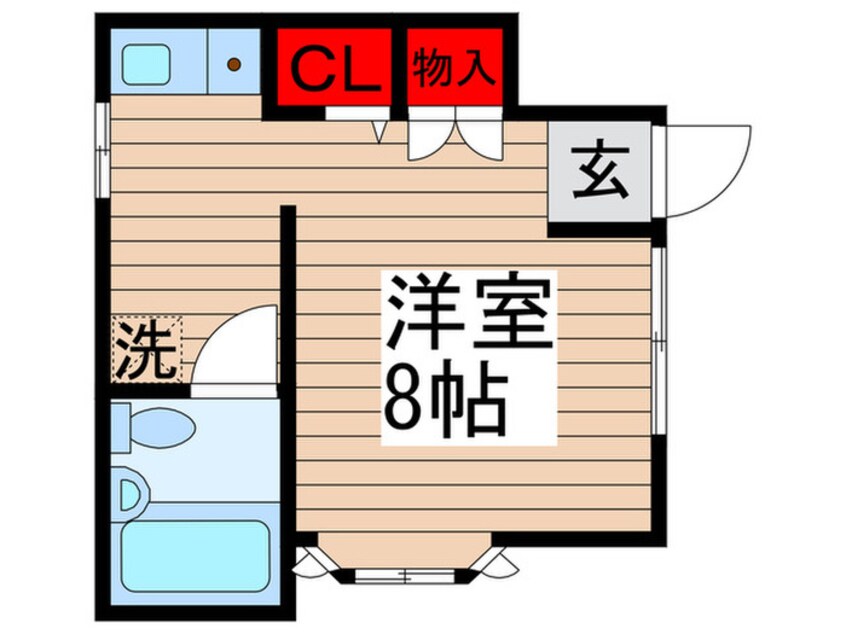 間取図 ローズアパートQ43番館