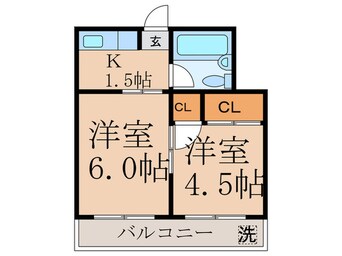 間取図 平原マンション