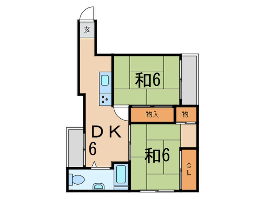 間取図 平原マンション