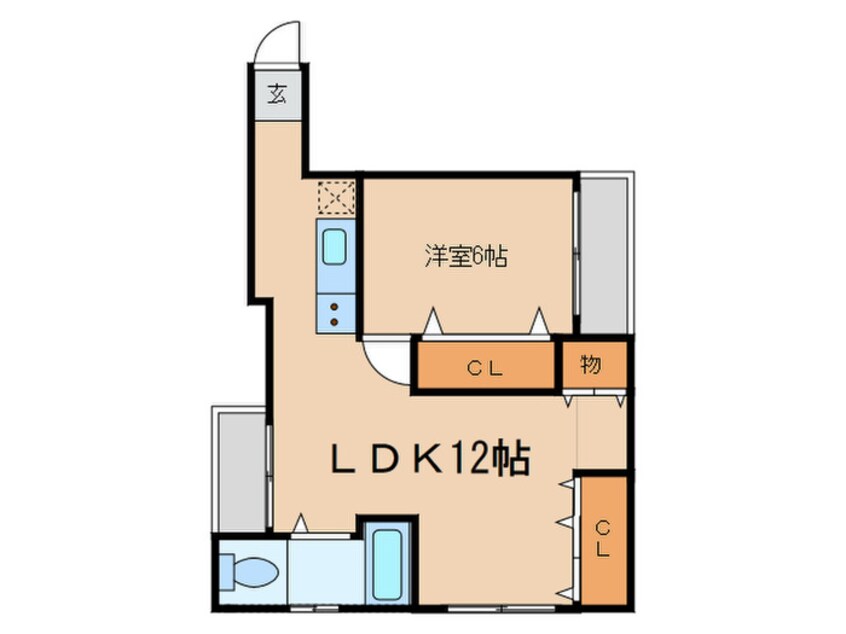 間取図 平原マンション