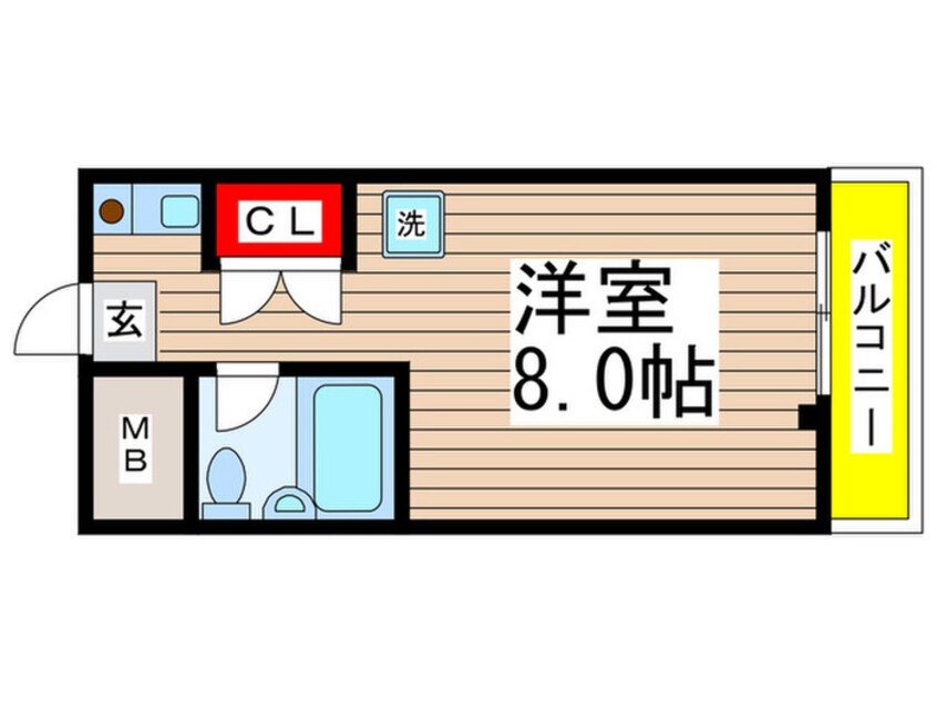 間取図 アイエムハイツ鬼高