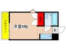 ウイング百合ヶ丘Ⅱ 1Rの間取り