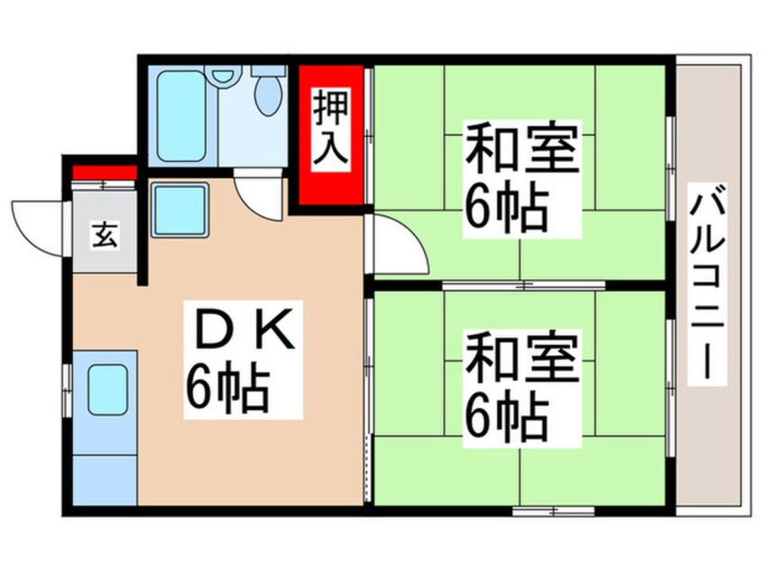 間取図 流山ライフマンション