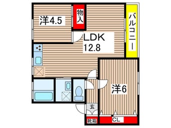 間取図 富士本コ－ポＡ
