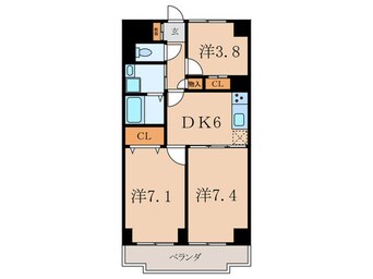 間取図 シュロスゾンネ