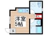 mitia terrace三郷 1Rの間取り