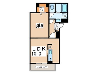 間取図 メゾンシュシュ