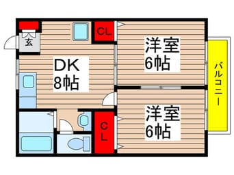 間取図 コンフォ－トサクラ