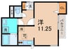 コルティーレ豊町 1Rの間取り