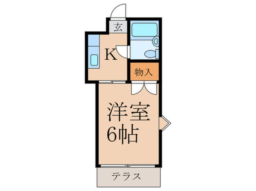 間取図 パピヨンベ－ル１