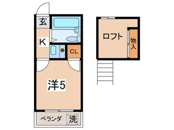 間取図 ヴィラ白楽