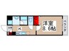 ルミエ－ルⅡ 1Kの間取り