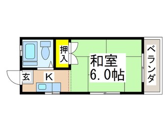 間取図 田所コ－ポ