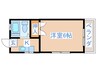 田所コ－ポ 1Kの間取り