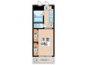 森屋マンション 1Rの間取り