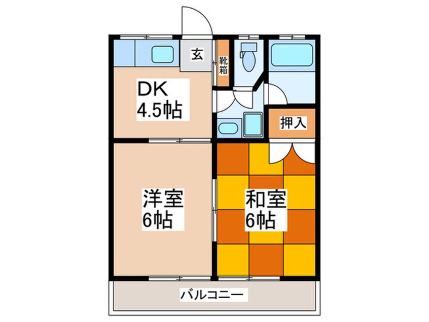 間取図 マロンコ－ト