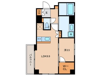 間取図 MYRIA RESIDENCE Nagahara