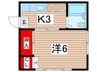 リバレインつちや 1Kの間取り