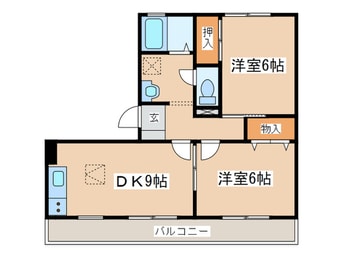 間取図 セゾン西橋本