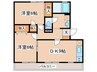 セゾン西橋本 2DKの間取り