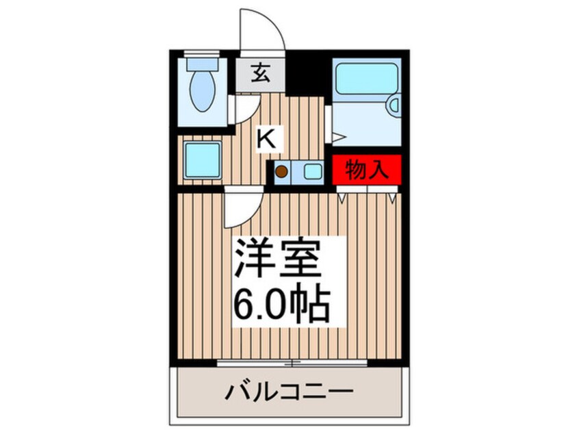 間取図 アドフィ東高砂