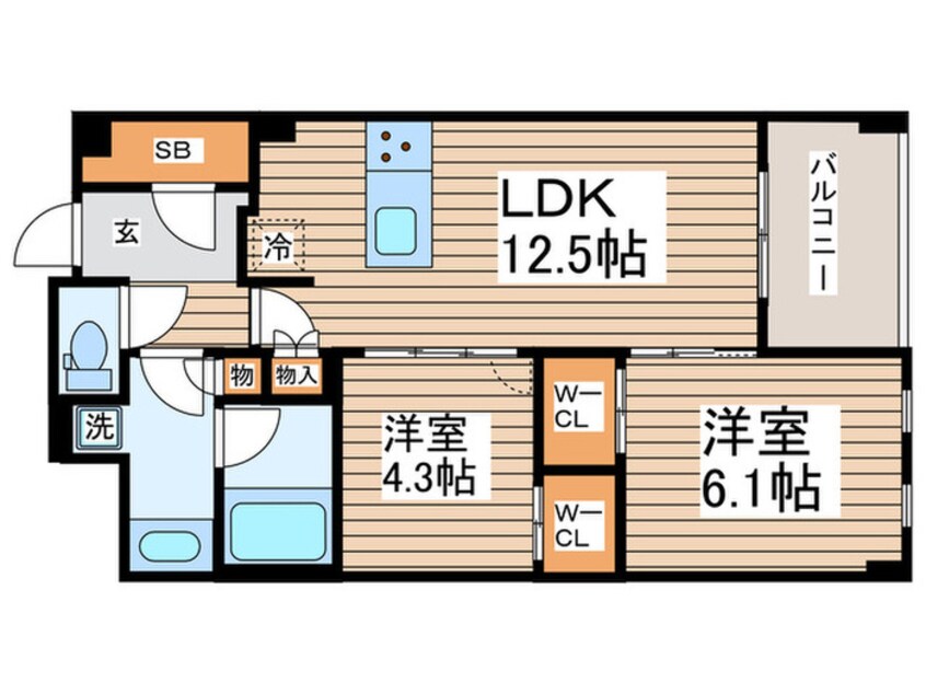 間取図 プライマル練馬豊島園