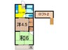 清和ハイツ 2Kの間取り
