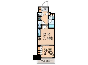 間取図 パークアクシス豊洲キャナル