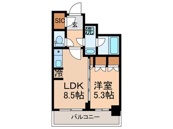 間取図 パークアクシス豊洲キャナル