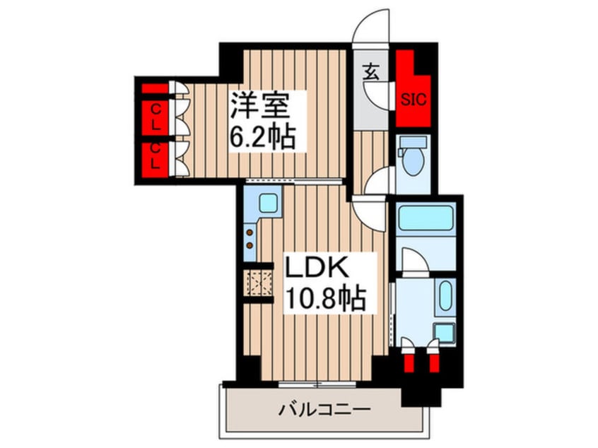 間取図 パークアクシス豊洲キャナル